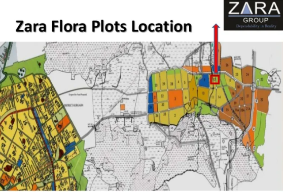 zara-flora-affordable-plots-at-sector-112-sohna-Location